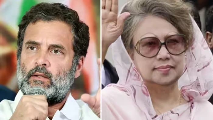 क्या खालिदा जिया के बेटे से मिले राहुल गांधी?