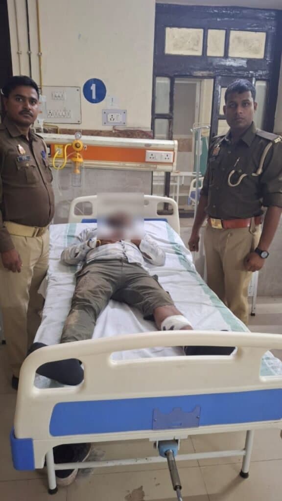 अनिल के हत्यारे मोहम्मद सैफ को पुलिस ने मुखभेड़ में किया गिरफ्तार