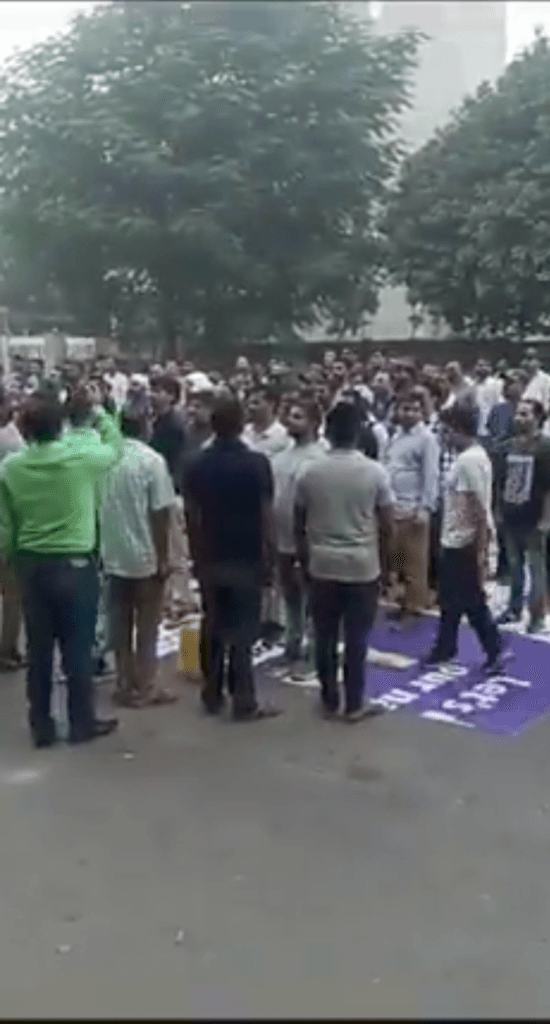 भर्ती घोटाले एवं पेपर लीक के खिलाफ प्रदर्शन करने वाले छात्रों की आवाज को कुचलने का प्रयास किया जा रहा है,
