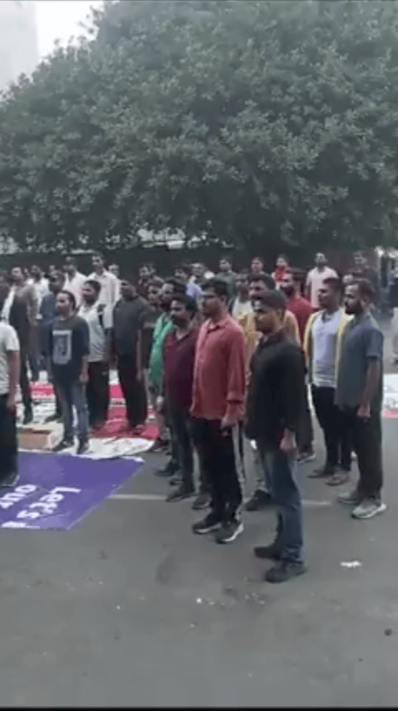 यूपी लोक सेवा आयोग के खिलाफ प्रतियोगी छात्रों का आंदोलन जारी