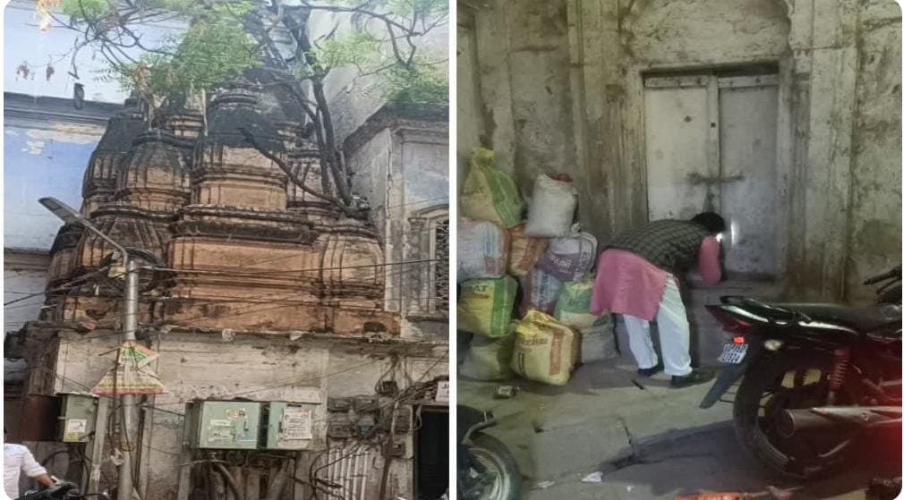 बनारस में बंद मिला वर्षों पुराना मंदिर, लोगों ने पूजा पाठ शुरू करने की मांग की