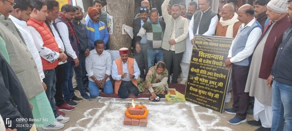 सीवरेज ट्रीटमेंट आर.सी.सी. नाले का हुआ शिलान्यास