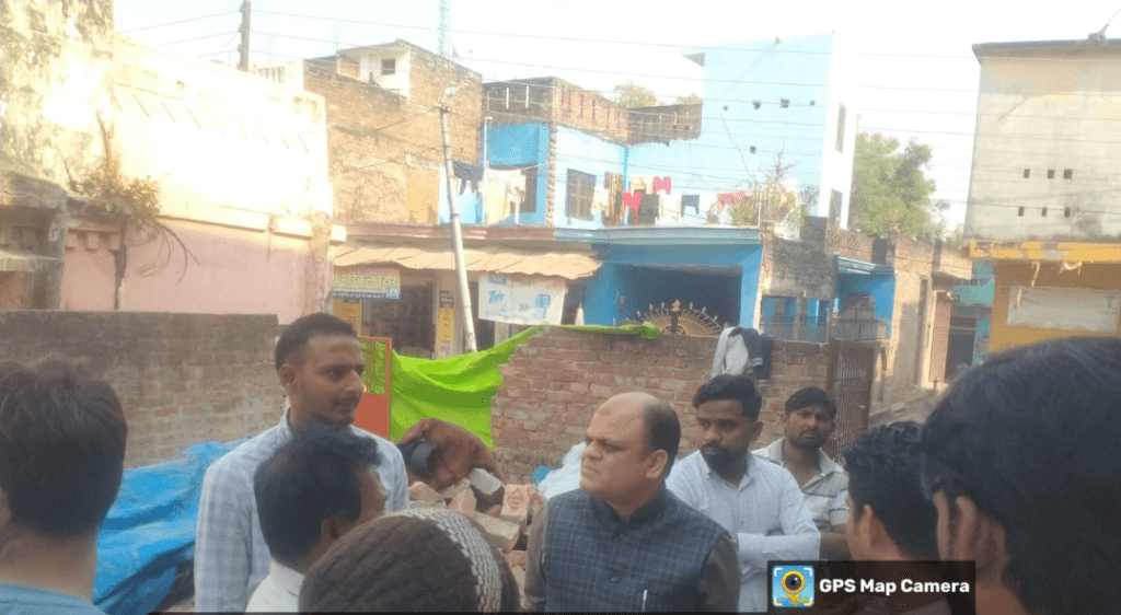 न.पं पीपीगंज में आबादी की जमीन पर हो रहे कब्जे पर लगा विराम