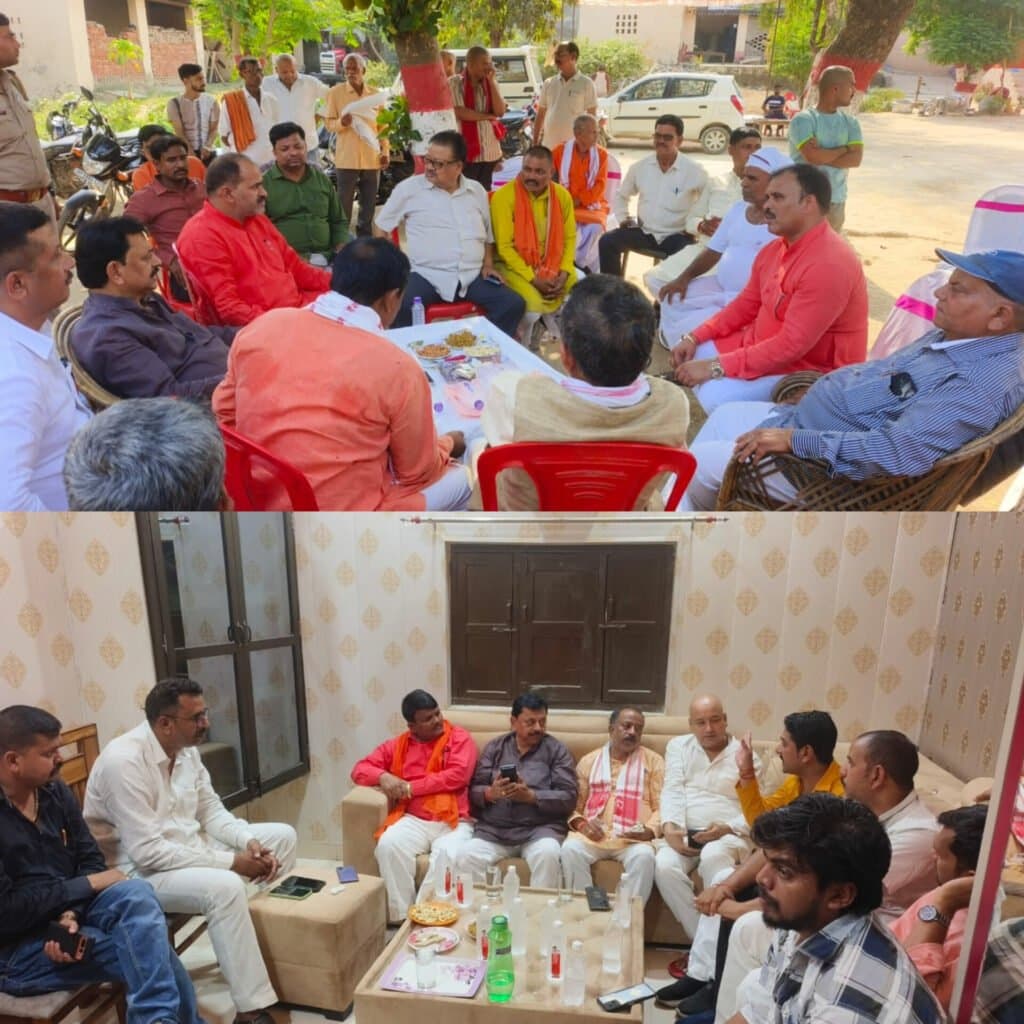 कुशीनगर के सांसद विजय दुबे ने शोकाकुल परिवारों को दी सांत्वना