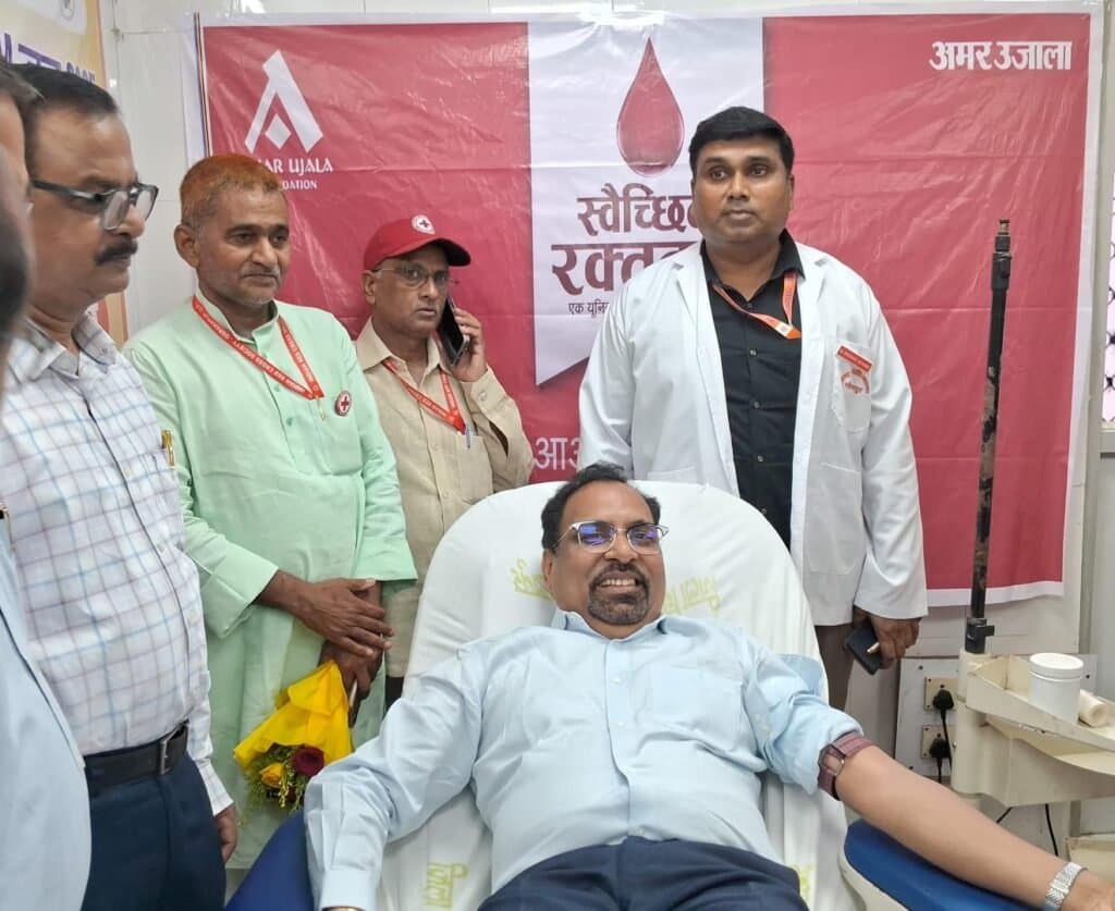 बिना रिप्लेसमेंट ब्लड डोनेशन की पहल तेज, जिला अस्पताल से रक्तदाताओं ने भी दिया संदेश
