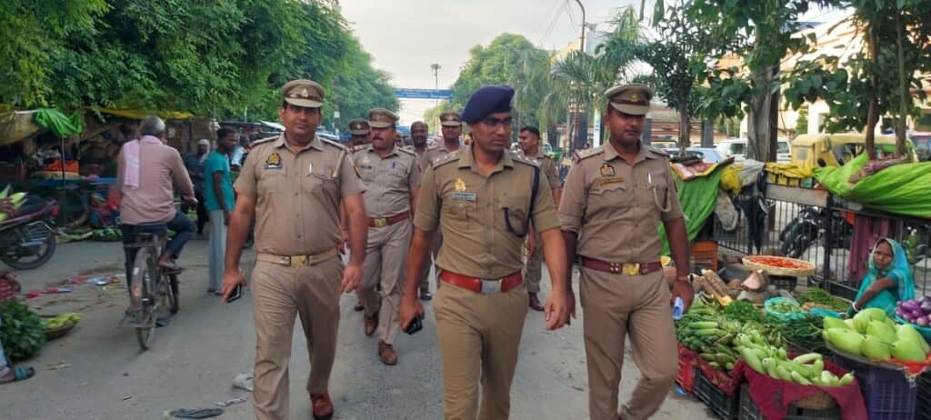 सीओ ने नगर भ्रमण कर ली, सुरक्षा व्यवस्था का जायजा