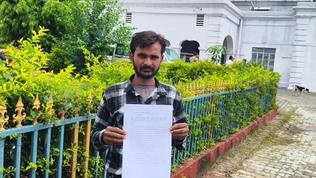 अवैध कब्जा हटाने की मांग, एसपी से लगाया न्याय की गुहार