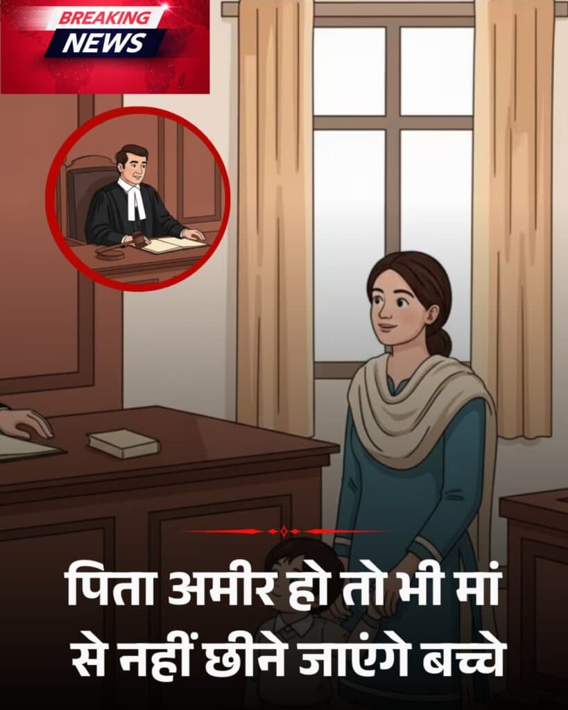 पिता अमीर हो तो भी मां से नहीं छीने जा सकते हैं बच्चे: सुप्रीम कोर्ट