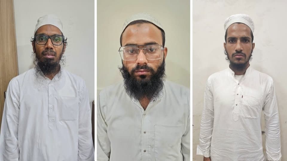 गुजरात ATS ने 3 आतंकी पकड़े