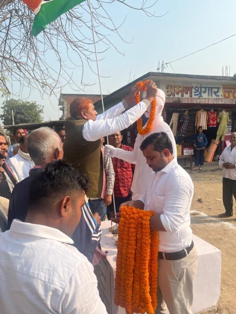 स्वतंत्रता सेनानी स्व. जगेलू प्रसाद गौंड को पुण्यतिथि पर किया गया नमन