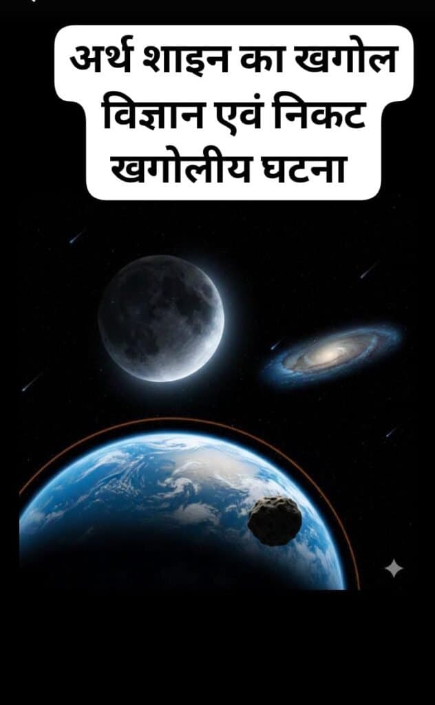 अर्थ शाइन का खगोल विज्ञान एवं निकट खगोलीय घटना पर एक विशेष लेख।