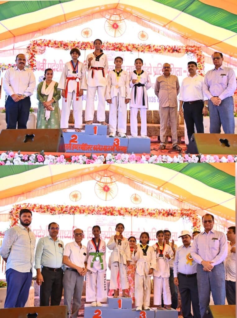 मुरारी इंटर कॉलेज में राज्य स्तरीय ताइक्वांडो प्रतियोगिता के दूसरे दिन बालिकाओं का दमदार प्रदर्शन