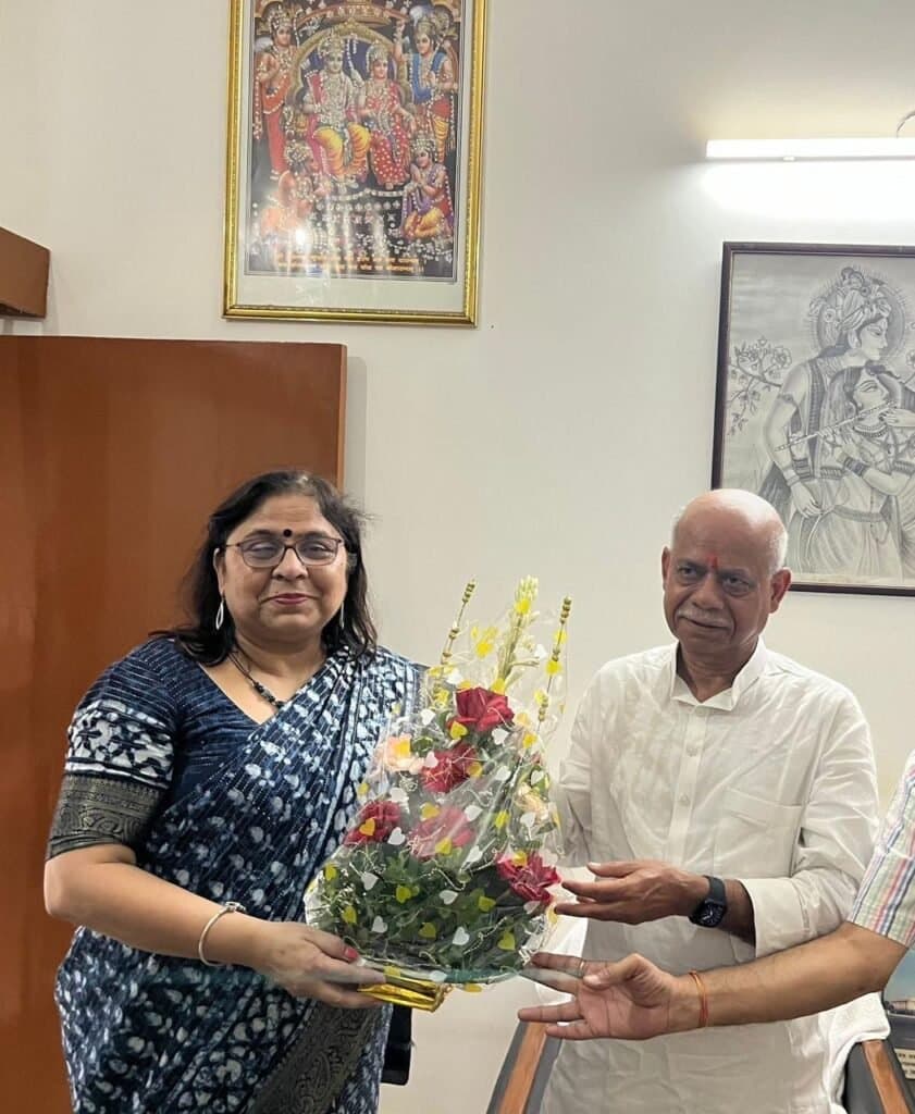 कुलपति ने की महामहिम राज्यपाल हिमाचल प्रदेश श्री शिव प्रताप शुक्ला से शिष्टाचार भेंट