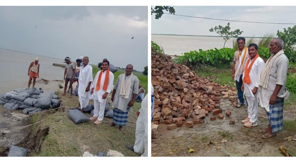 बगहा देवार गांव बचाने के लिए जनता दरबार में मुख्यमंत्री को दिया पत्रक