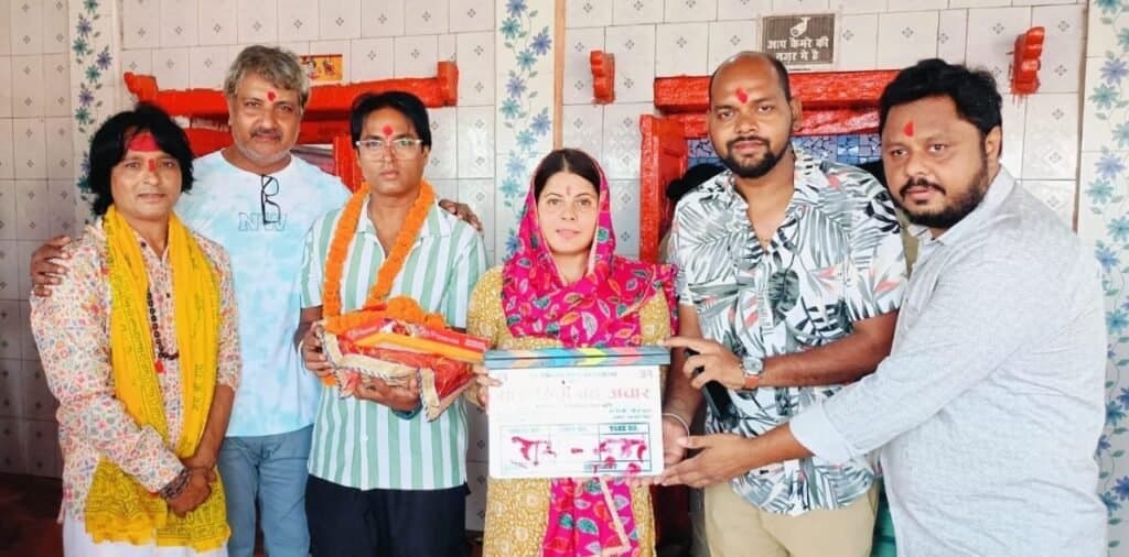 नवरात्रि पर इश्तियाक़ शेख बंटी की फ़िल्म ‘सास मिर्ची बहू अचार’ की शूटिंग शुरू हुई जौनपुर में