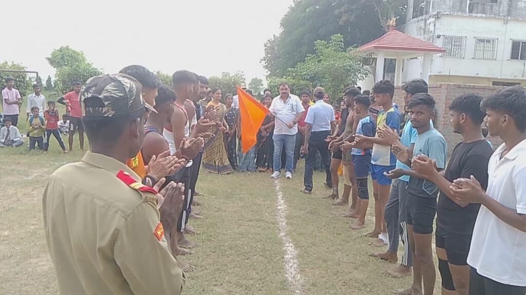 खेल प्रतियोगिता में बच्चों ने दिखाई प्रतिभा