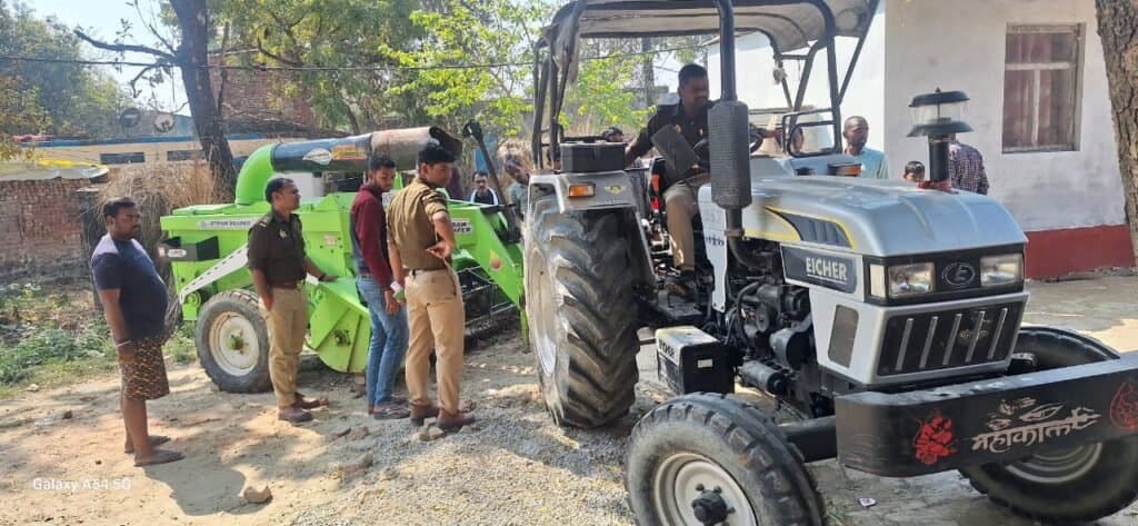हत्यारोपी मानवेंद्र सिंह मानु के चल अचल संपतियों का बेलघाट पुलिस ने किया जांच