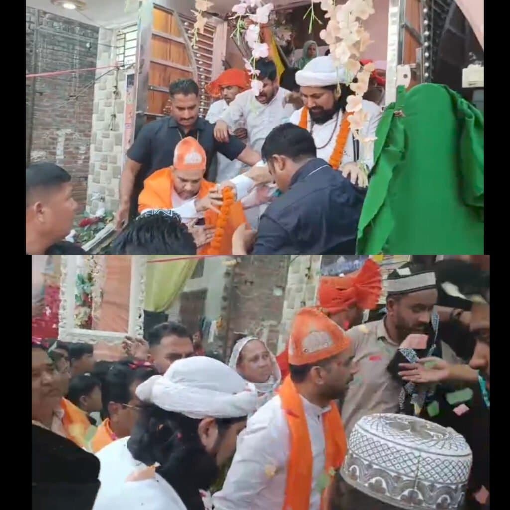 सरकारी चादर में शामिल हुए अजमेर शरीफ के गद्दीनशीन सैय्यद सलमान चिश्ती