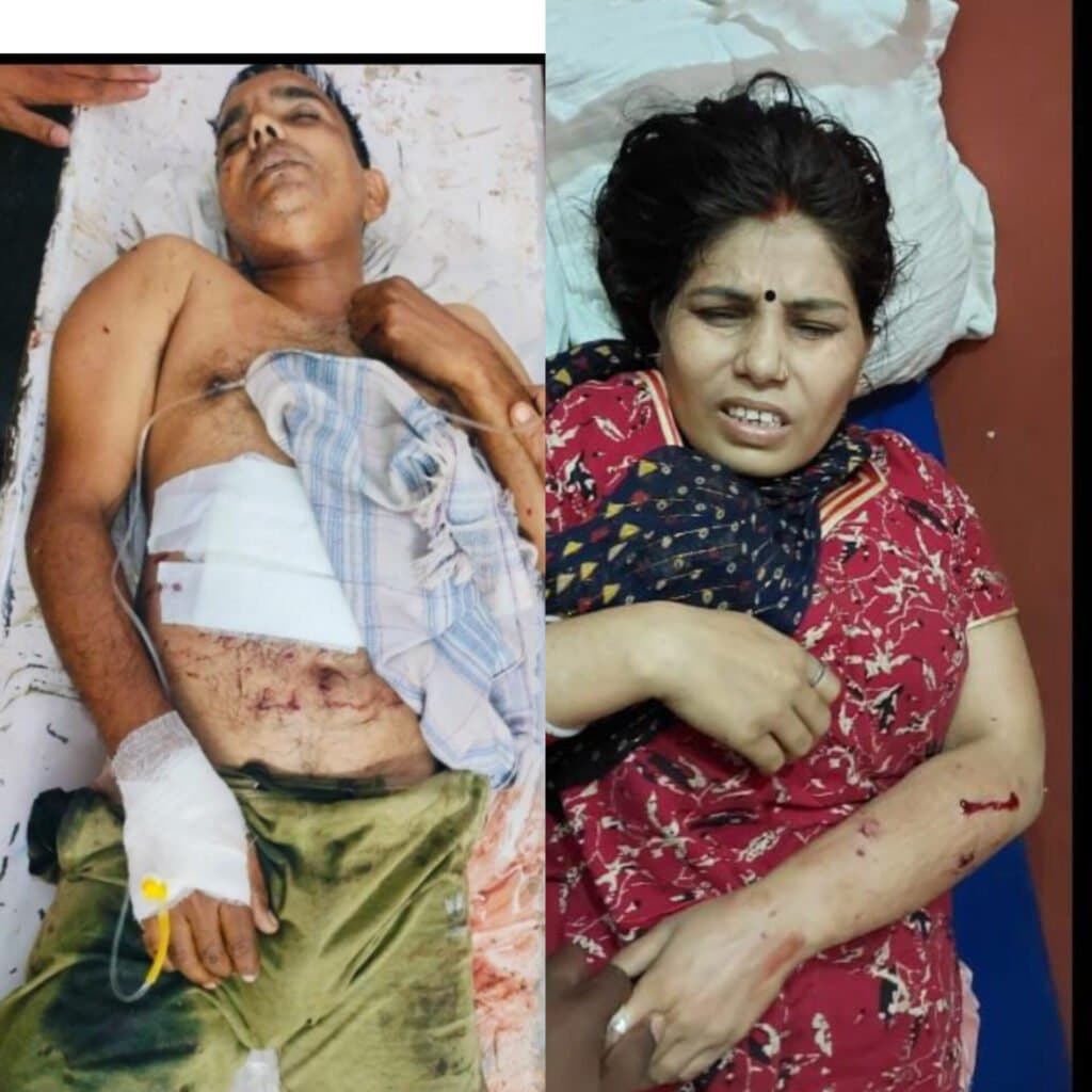 पिता ने बहू और पुत्र को मारी गोली, बहू की हालत नाजुक, पुत्र की मृत्यु