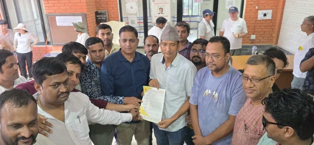 भारतीय पत्रकारों के साथ नेपाल में हुए दुर्व्यवहार को लेकर नेपाली प्रधानमंत्री को भेजा ज्ञापन