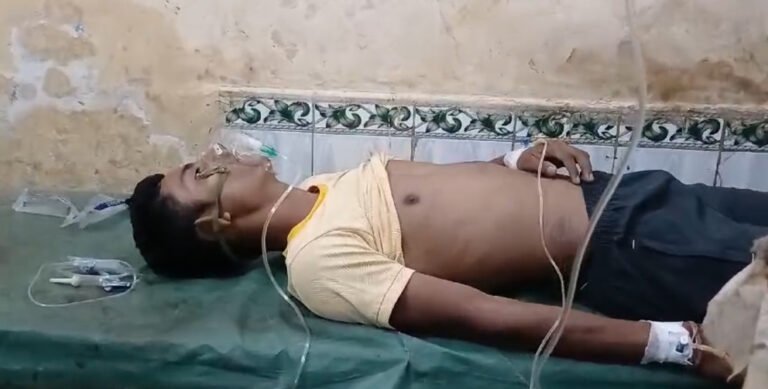 युवक गंभीर रूप से हुआ घायल