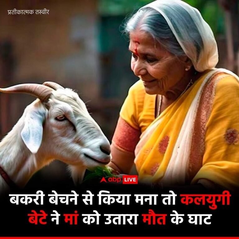 कलयुगी बेटे ने बकरी बेचने से मना करने पर मां की हथौड़े से सिर कुचलकर हत्या कर दी