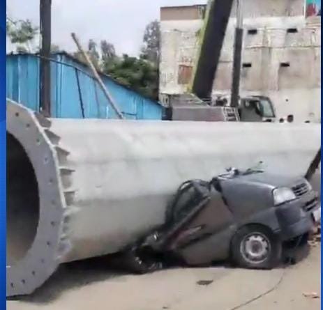 कार का हाल देख रूह काँप जाएगी