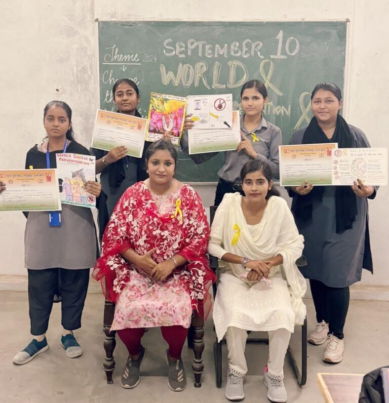 आत्महत्या रोकथाम दिवस पर पोस्टर प्रतियोगिता: जागरूकता फैलाने की अनूठी पहल