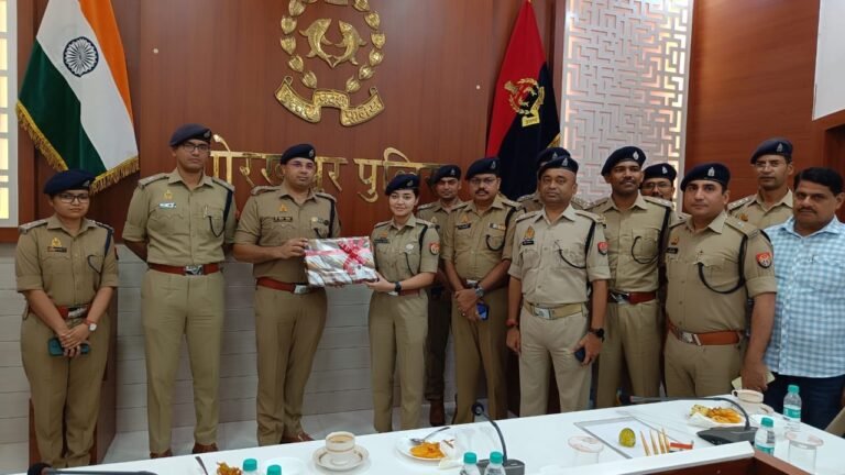 एईपीएस अंशिका वर्मा को एसएसपी के नेतृत्व में किया गया विदाई