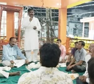 केबलिंग कार्य पूर्ण होने पर ब्यापार मंडल ने दिया धन्यवाद