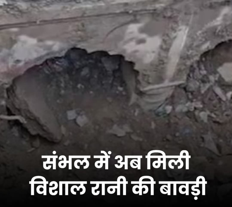 संभल में मिली विशाल रानी की बावड़ी