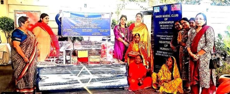 इनरव्हील क्लब ऑफ गोरखपुर ने निर्धन कन्या के विवाह हेतु किया उदार सहयोग