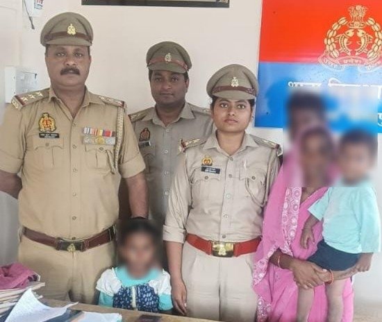 पुलिस ने 6 वर्षीय गुमशुदा बच्ची 72 घंटे में किया सकुशल बरामद