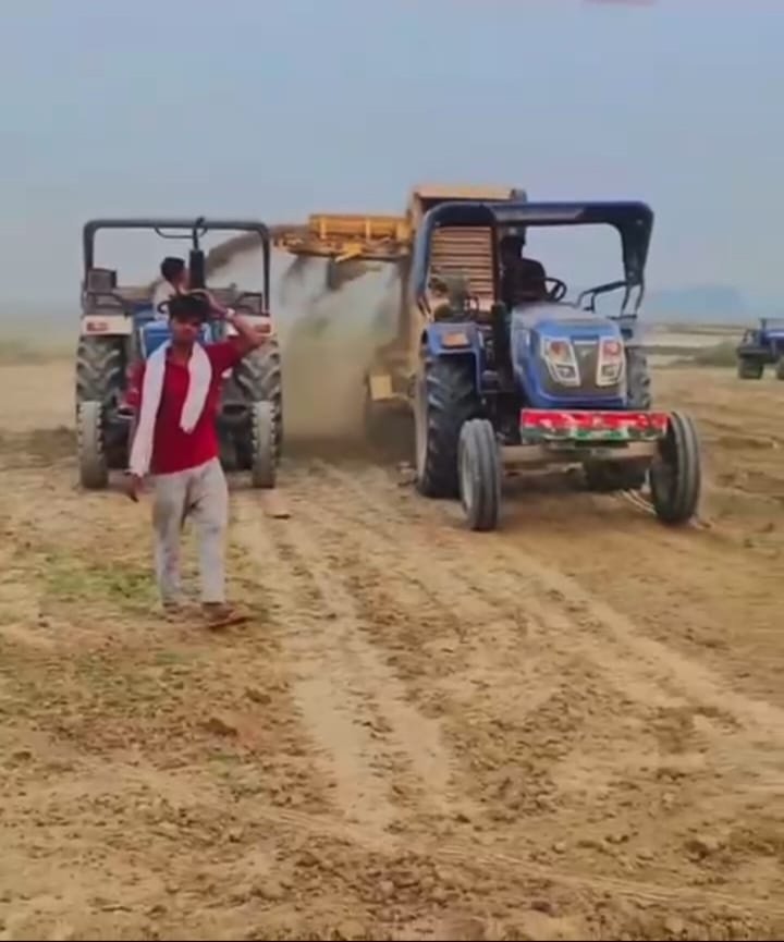 अवैध खनन का वीडियो वायरल, रील बनाकर खनन माफियाओं ने प्रशासन को दी खुली चुनौती